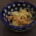 A子／平日のおやつ's cooksnap of when they made 青パパイヤのめんつゆかつお節炒め.