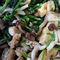 ぷにゅです's cooksnap of when they made ほうれん草としめじと油揚げのおひたし♪.