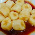 fuka6616's cooksnap of when they made レンジでスイーツ✿バターみたらし バナナ.