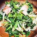 ひろゆま's cooksnap of when they made ♪モロヘイヤとエノキのガーリック炒め♪.