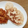 ポニーリボン's cooksnap of when they made 簡単☆フライパンでふんわりナン！.