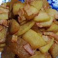 yosiee's cooksnap of when they made 冬瓜とベーコンのニンニクしょう油いため.