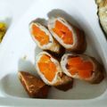 toroaki's cooksnap of when they made 人参の肉巻き.