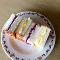 take♪aki♪'s cooksnap of when they made 水切りヨーグルトdeクリームジャムサンド.