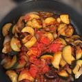 すみ＠ドイツ's cooksnap of when they made ズッキーニのトマト煮♡ご飯のせ.