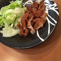 もたこもた's cooksnap of when they made 簡単！焼肉のタレで豚こまカリッと炒め.