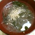 むぴょこぴょこん's cooksnap of when they made 鍋いらず♪即席☆わかめスープ.