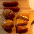ぴくたん's cooksnap of when they made アウトドアで簡単★ウィンナーの燻製.