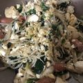 ココキキララ's cooksnap of when they made 節約♪ほうれん草もやし豆腐のチャンプル風.