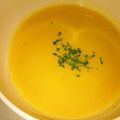 ぷにぷに～mama's cooksnap of when they made かぼちゃと豆乳のポタージュ♪.