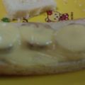 あゆたっくん's cooksnap of when they made バナナ☆チーズトースト.