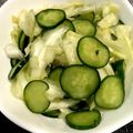 リトルバンビーナ's cooksnap of when they made キャベツときゅうりの即席漬け.