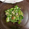 芋けんぴ大好き's cooksnap of when they made オクラのめんつゆおかか和え☆.