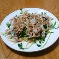 msft5632's cooksnap of when they made 豚バラ、もやし、豆苗のレンジ蒸し.