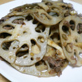 ハロゲン's cooksnap of when they made 牛肉とれんこんのオイスター炒め.
