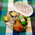マーシ☆'s cooksnap of when they made さつま芋ときのこの炊き込みご飯.
