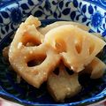 つくね's cooksnap of when they made 夕食おもてなし正月♪蓮根の煮物～みそ味～.