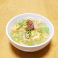 ドルフィンサーモン's cooksnap of when they made 梅とレタスが入ったふんわり卵の春雨スープ.