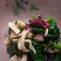  さくらのキッチン's cooksnap of when they made 梅＆塩昆布で♪ほうれん草とエノキの和え物.