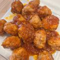 クックOJ817T☆'s cooksnap of when they made 揚げない★超簡単ミートボール★ケチャップ.