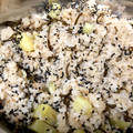 きーきりん's cooksnap of when they made 秋の味覚♡さつまいもの炊き込みご飯.