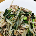 まんぷくリンコ's cooksnap of when they made 【屋台風】ニラと豚もやしのオイソ炒め.