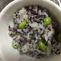 ma___111's cooksnap of when they made ゆかりの枝豆ご飯.
