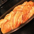むちょっこ's cooksnap of when they made 手作りキャラメルシートの折り込みパン.
