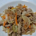 マヘリ★'s cooksnap of when they made 南房総市給食◆豚肉のしょうが煮.