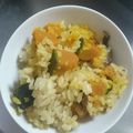 クックLJ2W4Q☆'s cooksnap of when they made かぼちゃと干し椎茸の炊き込みご飯.