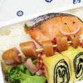 ゆけり３兄弟's cooksnap of when they made ソーセージ＆ウインナーで魚の骨キャラ　.