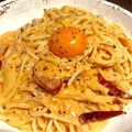 2kochan's cooksnap of when they made 簡単！濃厚カルボナーラチリトマト風♪.