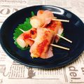 のんべぇヒロ's cooksnap of when they made ★キャンプで長ネギのベーコン巻き 美味！.