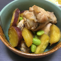 kotorinpi's cooksnap of when they made さつまいもと手羽元の甘辛煮.
