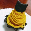 ルーナ☆'s cooksnap of when they made かぼちゃのミニモンブランタルト.
