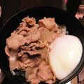 ラーキチ's cooksnap of when they made 簡単温たま豚丼♪牛丼 幼児にも.