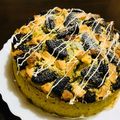 あみ♩♪'s cooksnap of when they made 生クリーム♡オレオケーキ抹茶♪.