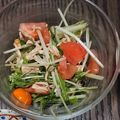 ごんべい君's cooksnap of when they made 水菜とササミのさっぱりサラダ.