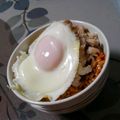 よちりん's cooksnap of when they made お一人様のランチに豚肉キムチ納豆丼.