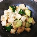 ＊coron＊'s cooksnap of when they made 【簡単】大根ときゅうりのキムチ風浅漬け.