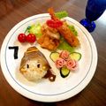 くみにー☆'s cooksnap of when they made ツムツムキャラ弁☆美女と野獣 ベル.