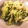 Emmabeagle's cooksnap of when they made ☆かつお菜のピーナッツバター和え☆.