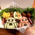 mibunon's cooksnap of when they made 海苔とハムで☆ガンダムのザクキャラ弁☆.