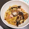 旧姓たかぎ's cooksnap of when they made 簡単✨ナスとしめじのバター醤油和風パスタ.