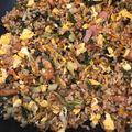 COOKたつのこ's cooksnap of when they made 簡単な絶品セロリ葉っぱで海老チャーハン.