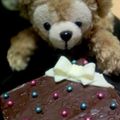 （の_の。）'s cooksnap of when they made ケーキにチョコリボンデコレーション☆.