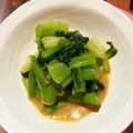 あらめとサクラ's cooksnap of when they made おつまみに☆味美菜（あじみ菜）の辛し和え.
