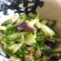 riso☆'s cooksnap of when they made 茄子！なすのさっぱりサラダ.