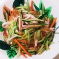 つぼみの's cooksnap of when they made レンジだけ♫簡単♫中華春雨サラダ.