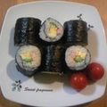 （の_の。）'s cooksnap of when they made サラダ巻き.